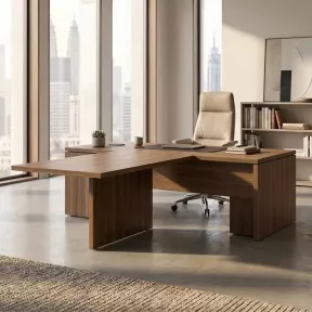 Bureau de direction avec retour frontal et voile de fond – So Terra