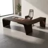 Bureau de direction avec piétement extérieur et grand retour – So Luna