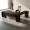 Bureau de direction avec piétement extérieur et grand retour – So Luna