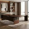 Bureau de direction avec piétement extérieur et grand retour – So Luna