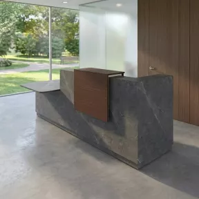 Banque d’accueil PMR avec rehausse de 202 à 282 cm – So Ragol+
