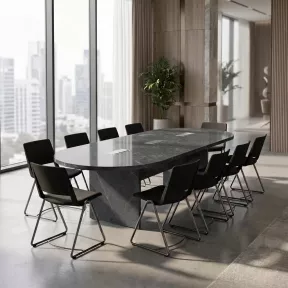 Table de réunion ovale 24 personnes So Laroya | Soburo