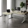 Bureau d'angle compact forme courbe – So Enix