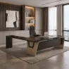Bureau de direction avec piètement extérieur et grand retour – So Luna