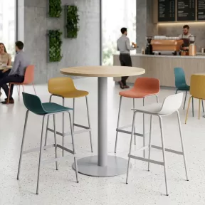 Table haute ronde professionnelle hauteur 105 cm - So Oria