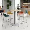 Table haute ronde professionnelle hauteur 105 cm - So Oria