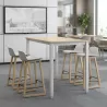 Table haute rectangulaire hauteur 105 cm - So Vicar