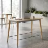 Table haute rectangulaire hauteur 105 cm avec repose-pieds - So Mojacar