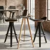 Ensemble mange-debout rond hauteur 110,5 cm et 2 tabourets - So Stable