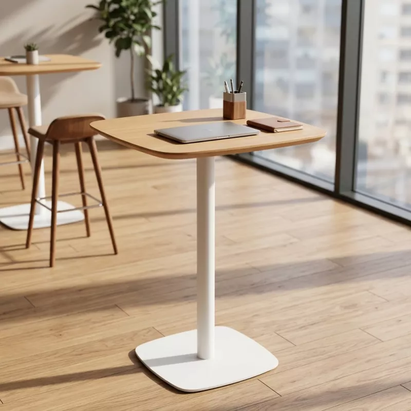 Table haute carrée 110 cm So Rise | Soburo