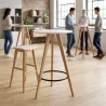 Table haute ronde hauteur 110,5 cm - So Simple