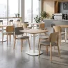 Table de cafétéria carrée hauteur 75 cm - So Lift