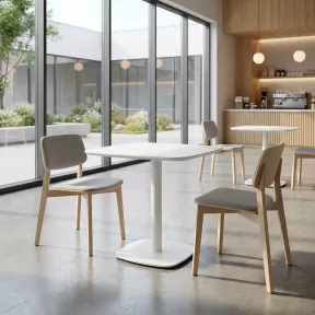 Table de cafétéria carrée hauteur 75 cm - So Lift