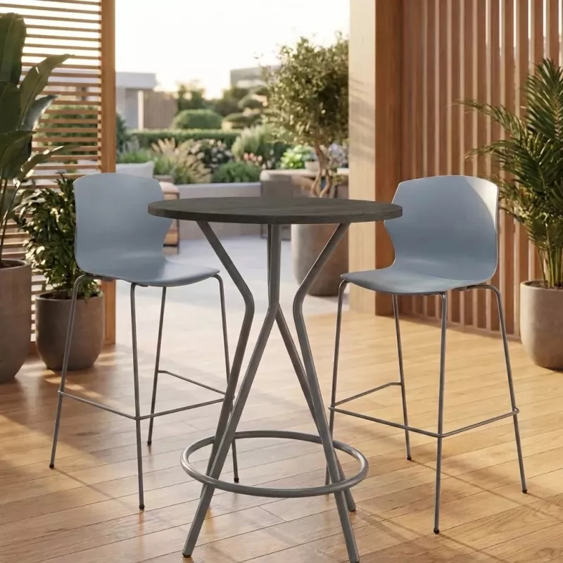Table haute ronde hauteur 105 cm - So Rosas