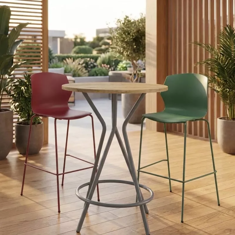 Table haute ronde hauteur 105 cm - So Rosas