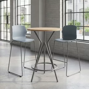 Table haute ronde hauteur 105 cm - So Rosas