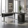 Bureau assis-debout avec retour réglable en hauteur 65 à 130 cm – So Baza+