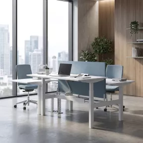 Bureau bench assis-debout réglable en hauteur 65 à 130 cm – So Baza+