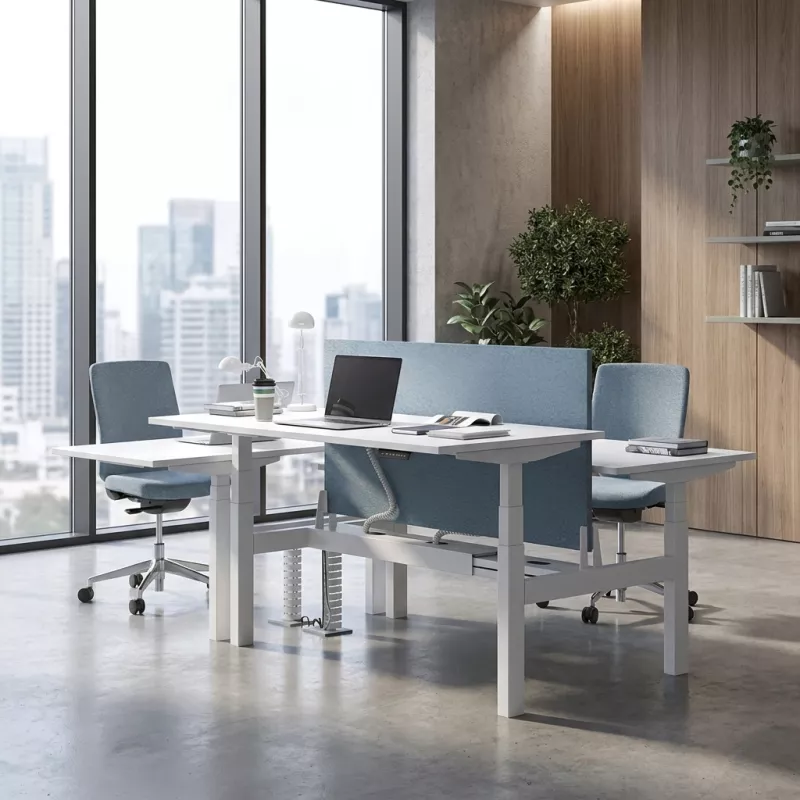 Bureau bench assis-debout réglable en hauteur 65 à 130 cm – So Baza+
