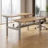 Bureau bench assis-debout réglable en hauteur 65 à 130 cm – So Baza+