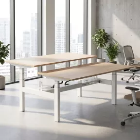 Bureau bench assis-debout réglable en hauteur 65 à 130 cm – So Baza+