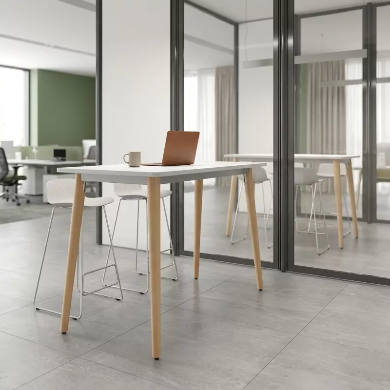 Table haute sans repose-pieds 105 cm So Mojacar | Soburo