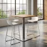 Table haute carrée professionnelle 80 × 80 cm hauteur 105 cm - So Oria