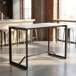 Table haute rectangulaire 105 cm So Irun | Soburo
