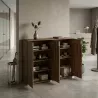 Armoire prestige 6 étagères, L 200 x H 147 cm - So Dinastia