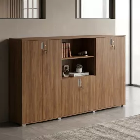 Armoire prestige bibliothèque, 9 étagères, L 300 x H 147 cm - So Dinastia