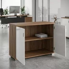 Armoire portes en verre, 1 étagère, L 100 x H 76 cm - So Dinastia