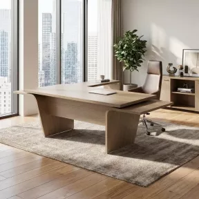 Bureau de direction avec retour réversible | So Luna