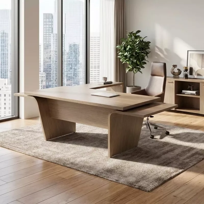 Bureau de direction avec retour réversible | So Luna