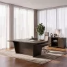 Bureau de direction avec retour réversible et piètement intérieur - So Luna