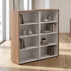 Meuble haut double ouvert avec dessus et côtés de finition – So Flora
