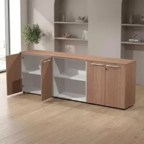 Armoire semi-ouverte H 81 cm, 3 ensembles - So Flora