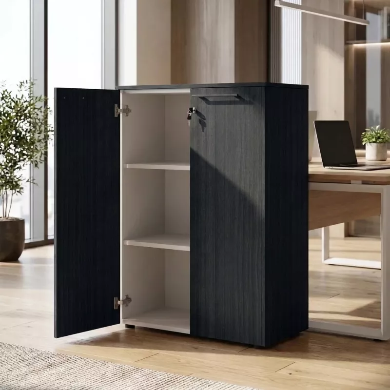 Armoire fermée H 120 cm, 1 ensemble - So Flora