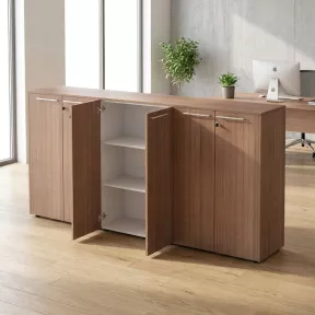 Armoire fermée H 120 cm, 3 ensembles - So Flora