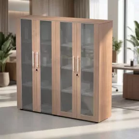 Armoire fermée, portes vitrées H 160 cm, 2 ensembles - So Flora