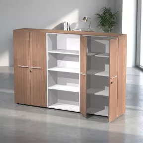 Armoire semi-ouverte H 160 cm, 3 ensembles - So Flora