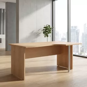 Bureau de direction compact avec pieds panneaux – So Viana