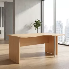 Bureau de direction compact avec pieds panneaux – So Viana