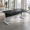 Bureau de direction compact pieds métal | So Viana