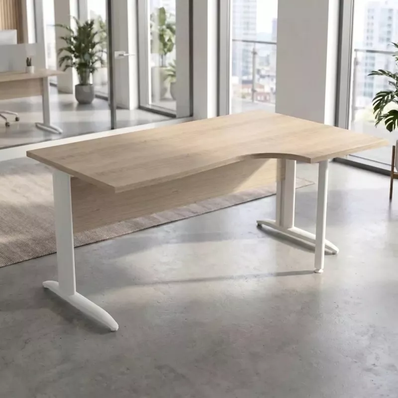Bureau de direction compact pieds métal | So Viana