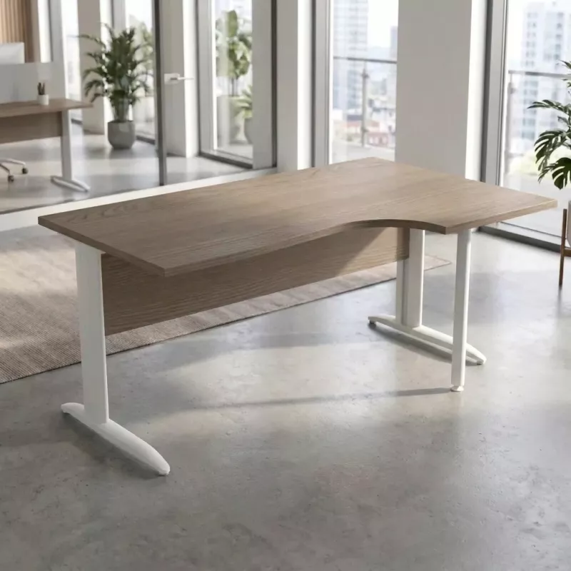 Bureau de direction compact pieds métal | So Viana