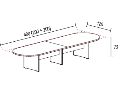 400 x 120 cm