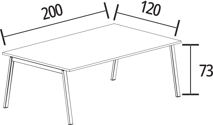 200 x 120 cm
