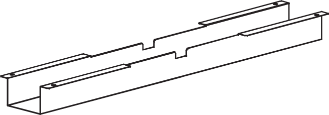 Goulotte table de réunion