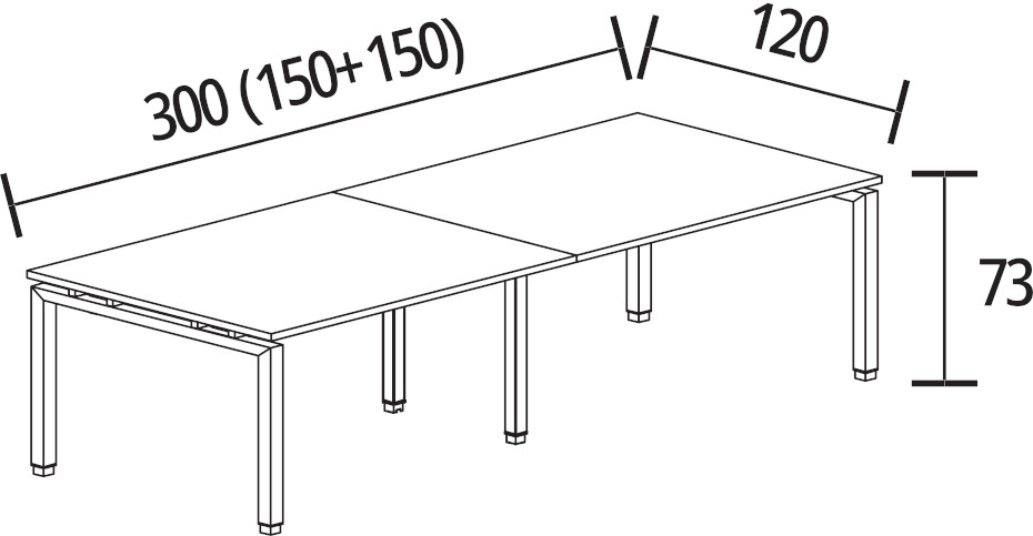 300 x 120 cm