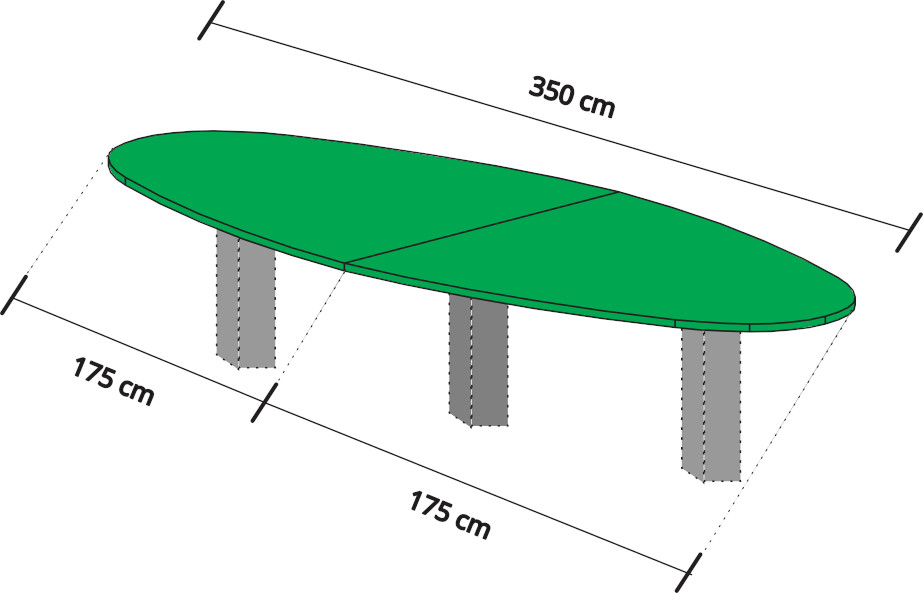 350 x 120 cm